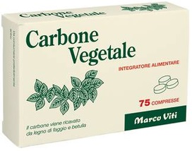 CARBONE VEGETALE 25 COMPRESSE - Farmadott.it