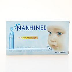 SOLUZIONE FISIOLOGICA PER ASPIRATORE NASALE NARHINEL 20 FIALE DA 5ML - Farmadott.it