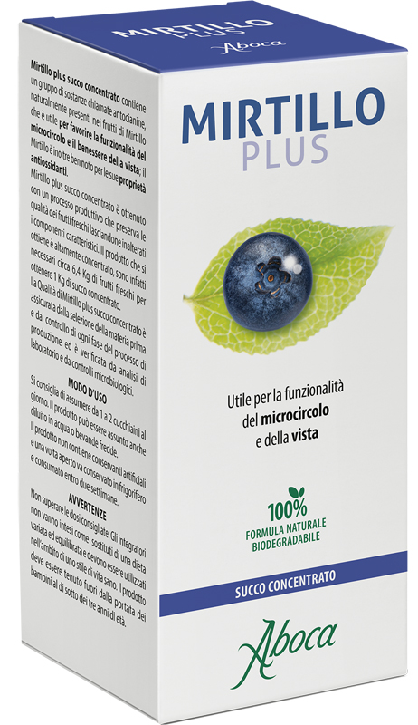 MIRTILLO PLUS SUCCO CONCENTRATO 100 ML - Farmadott.it