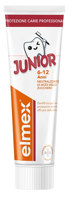 ELMEX JUNIOR PROFESSIONAL DENTIFRICIO 75 ML - Farmadott.it