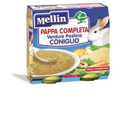 MELLIN PAPPA COMPLETA CONIGLIO 250 G 2 PEZZI - Farmadott.it