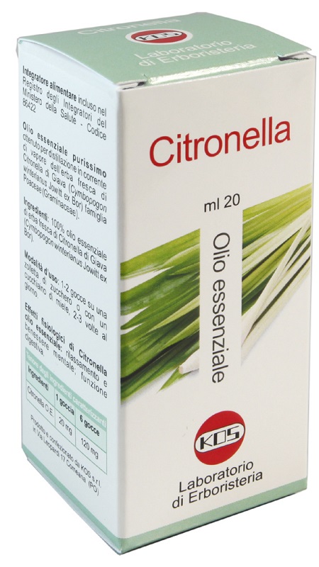 CITRONELLA OLIO ESSENZIALE 20 ML - Farmadott.it