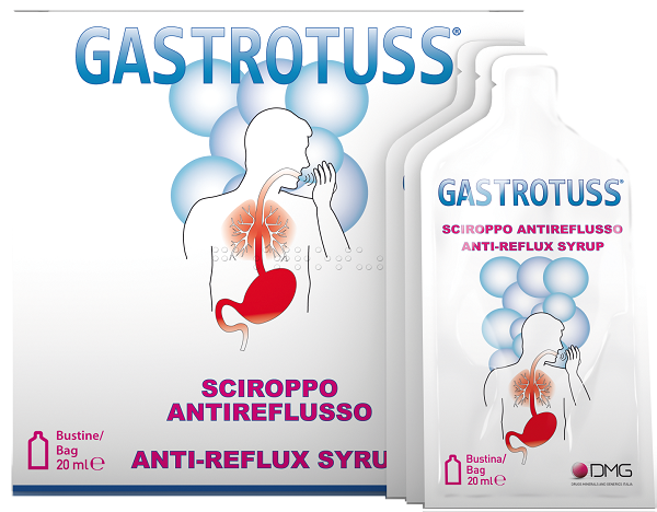 SCIROPPO ANTIREFLUSSO GASTROTUSS 25 BUSTINE MONODOSE 20 ML - Farmadott.it