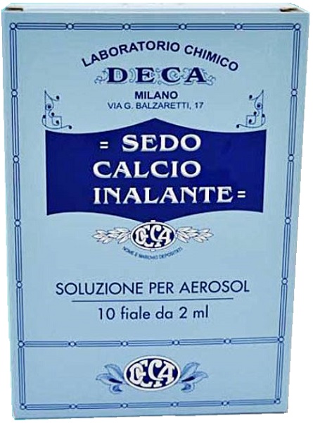 SEDO CALCIO INALANTE SOLUZIONE AEROSOL 10 FIALE 2 ML - Farmadott.it