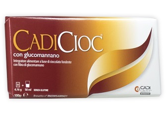 CADICIOC TAVOLETTA FONDENTE CON GLUCOMANNANO 100 G - Farmadott.it