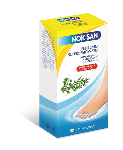 NOK SAN PEDILUVIO SUPEROSSIGENATO 400 G - Farmadott.it