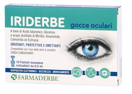IRIDERBE GOCCE OCULARI MONODOSI 10 FLACONCINI DA 0,5ML - Farmadott.it