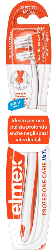 ELMEX INTERX SPAZZOLINO PROTEZIONE CARIE TESTINA CORTA - Farmadott.it