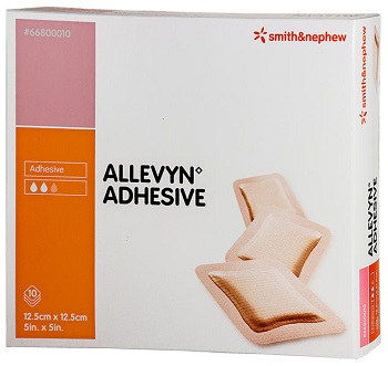 MEDICAZIONE IDROCELLULARE STERILE ALTAMENTE ASSORBENTE ADESIVA IN SCHIUMA DI POLIURETANO 12,5X12,5CM 10 PEZZI - Farmadott.it