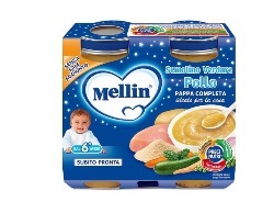MELLIN BABY CENA COMPLETA POLLO VERDURE 2 PEZZI 200 G - Farmadott.it