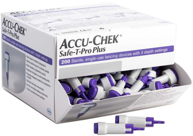 LANCETTE PUNGIDITO ACCU-CHEK SAFE T PRO PLUS PD 200 PEZZI - Farmadott.it
