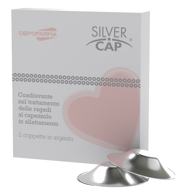 SILVER CAP COPPETTE IN ARGENTO COPRI CAPEZZOLI PER ALLATTAMENTO 2 PEZZI - Farmadott.it