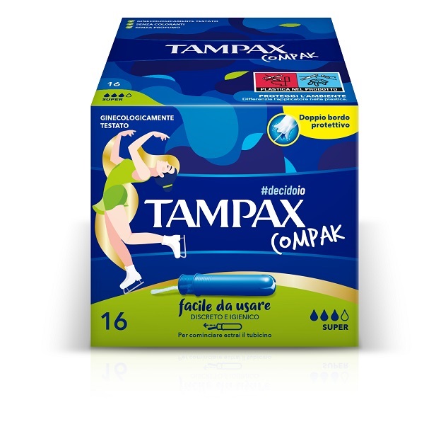 TAMPAX COMPAK SUPER 16 PEZZI - Farmadott.it