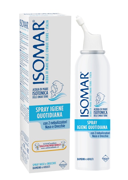 SOLUZIONE ACQUA DI MARE ISOMAR SPRAY IGIENE QUOTIDIANA 100 ML - Farmadott.it