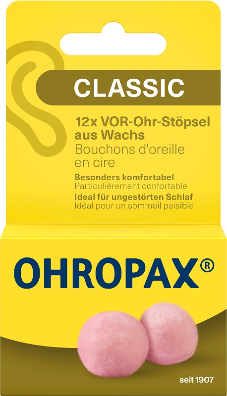 OHROPAX TAPPI AURICOLARI CERA 12 PEZZI - Farmadott.it