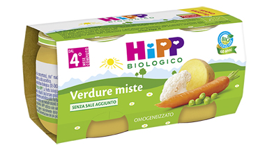 HIPP BIO HIPP BIO OMOGENEIZZATO VERDURE MISTE 2X80 G - Farmadott.it