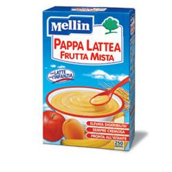 MELLIN PAPPA LATTE FRUTTA 250 G NUOVO FORMATO - Farmadott.it