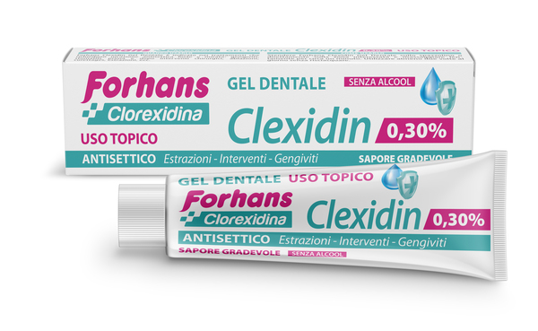 FORHANS CLEXIDIN COLLUTORIO IN GEL ALLA CLOREXIDINA 0,30% 30 - Farmadott.it