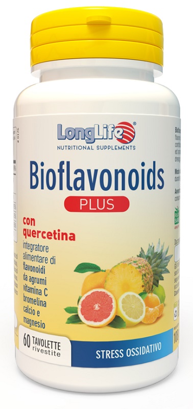 LONGLIFE BIOFLAVONOIDS PLUS 60 TAVOLETTE RIVESTITE - Farmadott.it