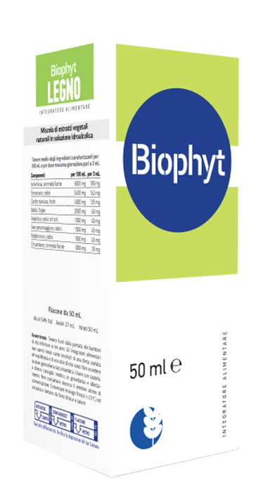 BIOPHYT LEGNO 50 ML SOLUZIONE IDROALCOLICA - Farmadott.it