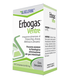 ERBOGAS VENTRE 100 COMPRESSE - Farmadott.it