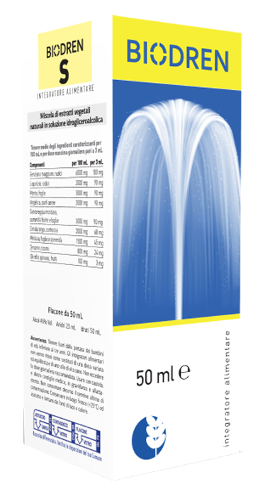 BIODREN S SOLUZIONE IDROALCOLICA 50 ML - Farmadott.it