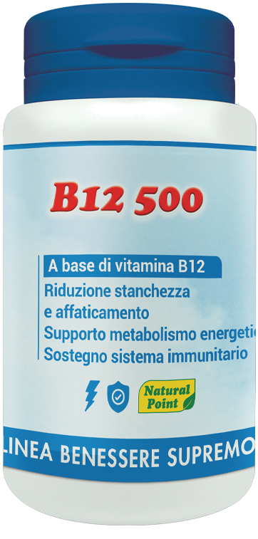 B12 500 CIANOCOBALAMINA 100 CAPSULE VEGETALI - Farmadott.it