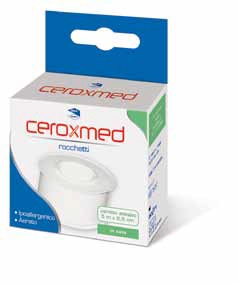 CEROTTO ADESIVO IN ROCCHETTO CEROXMED IN SETA AERATO IPOALLERGENICO BIANCO 500X2,5 CM 1 PEZZO - Farmadott.it