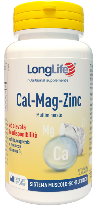 LONGLIFE CAL MAG ZINC 60 TAVOLETTE - Farmadott.it