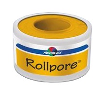 CEROTTO IN ROCCHETTO MASTER-AID ROLLPORE TESSUTO NON TESSUTO 5X2,5 - Farmadott.it