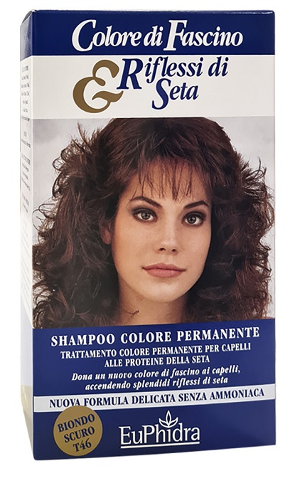 EUPHIDRA COLORE DI FASCINO & RIFLESSI DI SETA SHAMPOO COLORE PERMANENTE 46 BIONDO SCURO 120 ML - Farmadott.it