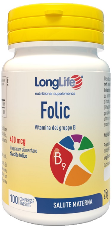 LONGLIFE FOLIC 400 MCG 100 COMPRESSE - Farmadott.it