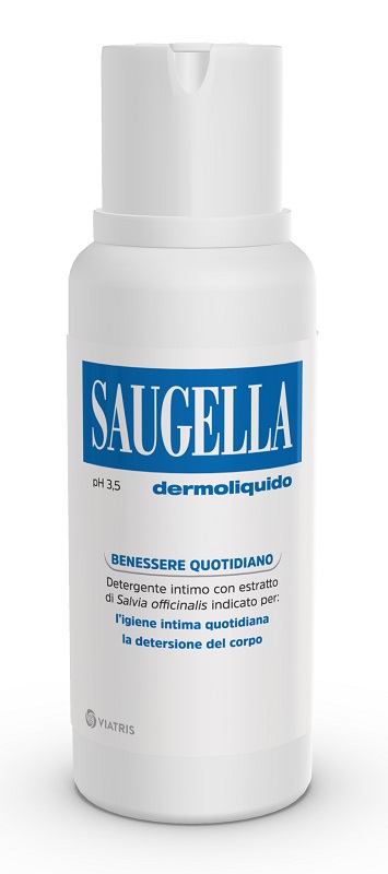 SAUGELLA DERMOLIQUIDO PH 3,5 DETERGENTE INTIMO BENESSERE QUOTIDIANO 750 ML - Farmadott.it