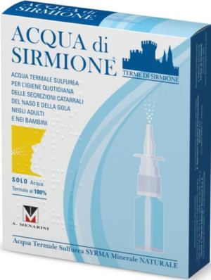 ACQUA SIRMIONE MINERALE NATURALE 6 FIALE 15 ML - Farmadott.it