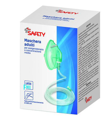 MASCHERA PER OSSIGENOTERAPIA CON TUBO 200CM - Farmadott.it