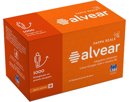 ALVEAR 1000 PAPPA REALE 10 FLACONCINI GUSTO ARANCIA - Farmadott.it