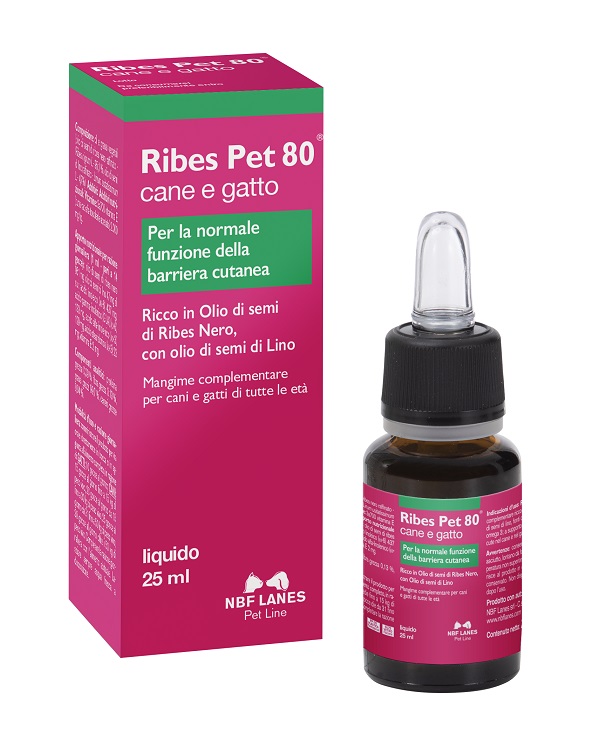 RIBES PET 80 GOCCE OLIO 25 ML CON CONTAGOCCE - Farmadott.it