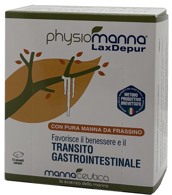 PHYSIOMANNA LAXDEPUR MANNITE DUFOUR 12 PANETTI SOLUBILI DA 10 G - Farmadott.it