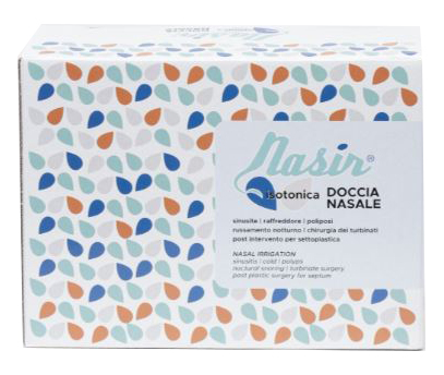 SOLUZIONE FISIOLOGICA ISOTONICA STERILE NASIR IN SCATOLA CON10 SACCHE VERSIONE LUER LOCK DA 250ML - Farmadott.it