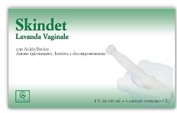SKINDET LAVANDA VAGINALE 4 FLACONI 140 ML + 4 CANNULE MONOUSO IN BLISTER - Farmadott.it