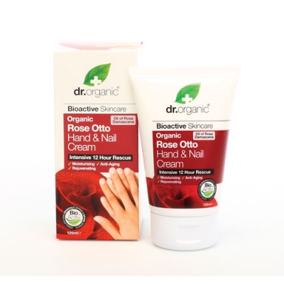 DR ORGANIC ROSE OTTO ROSA HAND NAIL CREAM CREMA MANI 125 ML - Farmadott.it