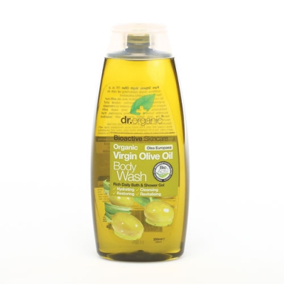 DR ORGANIC VIRGIN OLIVE OIL OLIO DI OLIVA BODY WASH DETERGENTE CORPO 250 ML - Farmadott.it