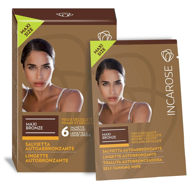 INCAROSE MAXI BRONZE 6 SALVIETTE VEG* - Farmadott.it