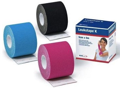 BENDA ADESIVA LEUKOTAPE K PER TAPING FISIOTERAPICO LARGHEZZA 5 CM LUNGHEZZA 5 M COLORE AZZURRO IN ROTOLO - Farmadott.it