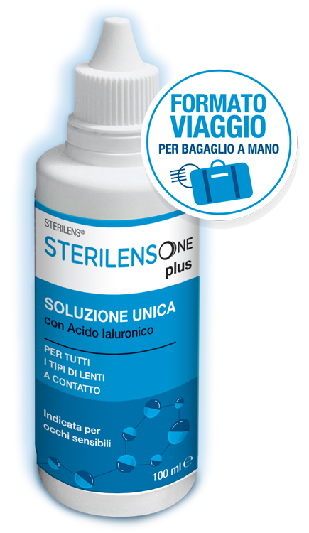 SOLUZIONE UNICA STERILENS ONE PLUS CON ACIDO IALURONICO 100 ML - Farmadott.it