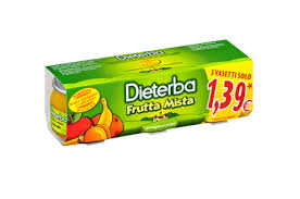 DIETERBA OMOGENEIZZATO FRUTTA MISTA 3 PEZZI 80 G - Farmadott.it