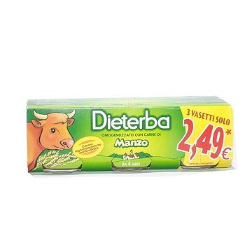 DIETERBA OMOGENEIZZATO MANZO 3 PEZZI 80 G - Farmadott.it