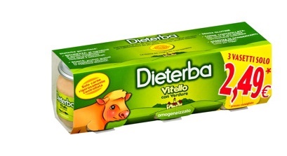 DIETERBA OMOGENEIZZATO VITELLO 3 PEZZI 80 G - Farmadott.it
