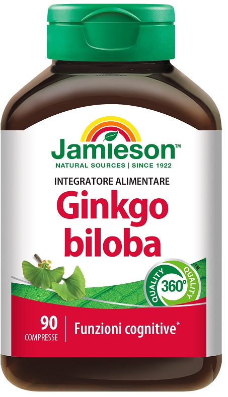 JAMIESON GINKGO BILOBA 90 COMPRESSE - Farmadott.it