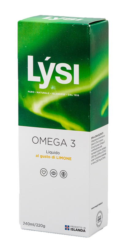 LYSI OMEGA3 LIQUIDO LIMONE 240 ML - Farmadott.it